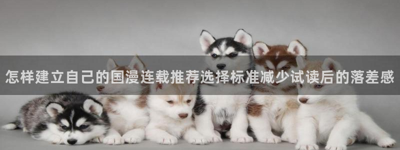 梦漫漫画人气榜：怎样建立自己的国漫连载推荐选择标准减少试读后的落差感